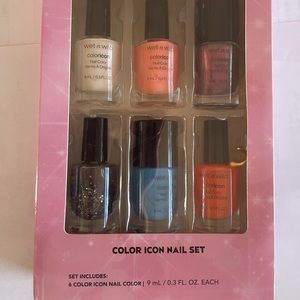 Wet n wild color icon nail set  6 nail colors